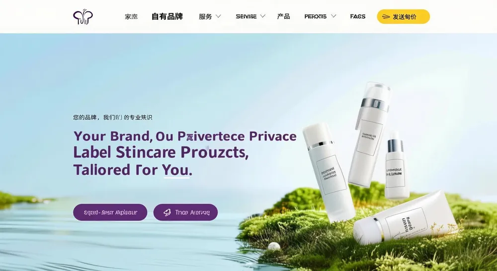 化妆品制造商网站 1 Rixin Cosmetics