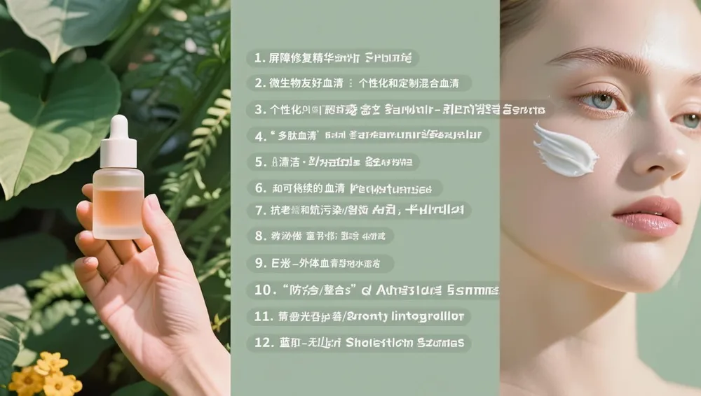 面部精华趋势