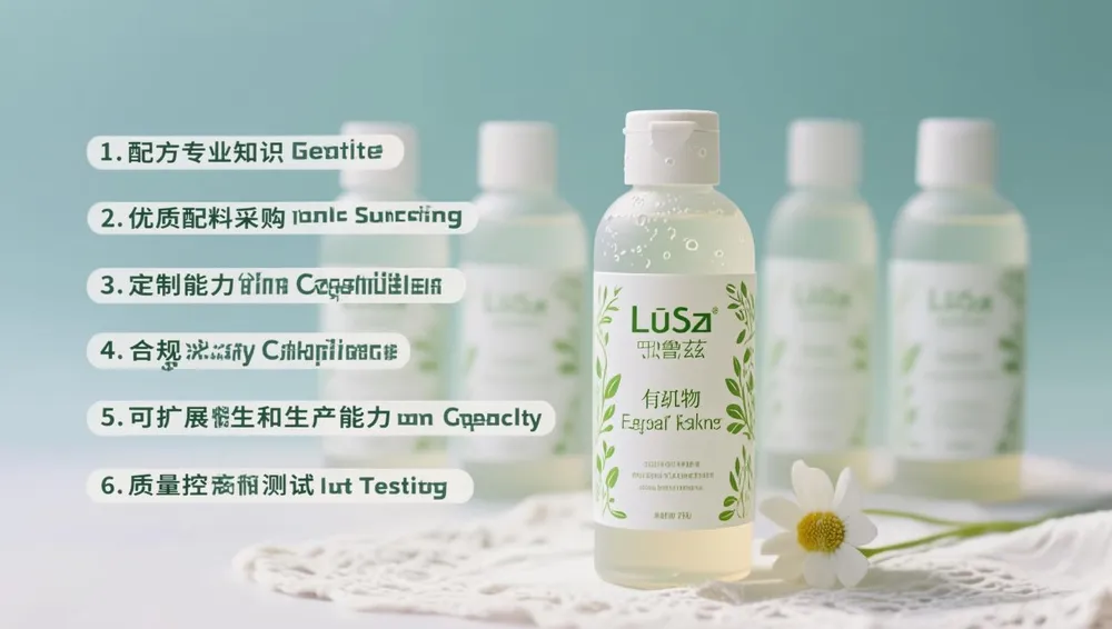 选择爽肤水制造商的关键考量因素 