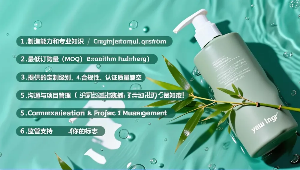选择沐浴露制造商的关键考量因素